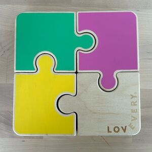 Lovevery chunky double sided puzzle